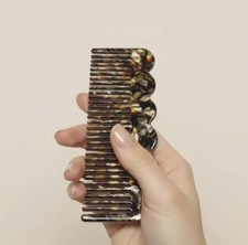 Pettine a Denti Larghi Marrone