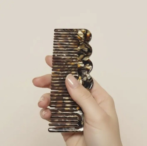 Pettine denti larghi - larghi, marrone