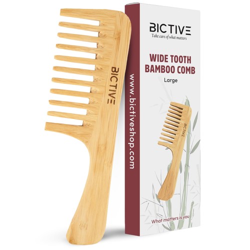 Pettine denti larghi legno - pettine,