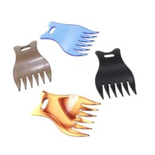 Pettine afro in plastica per