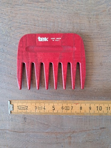 Tek pettine piccolo rosso a - -,